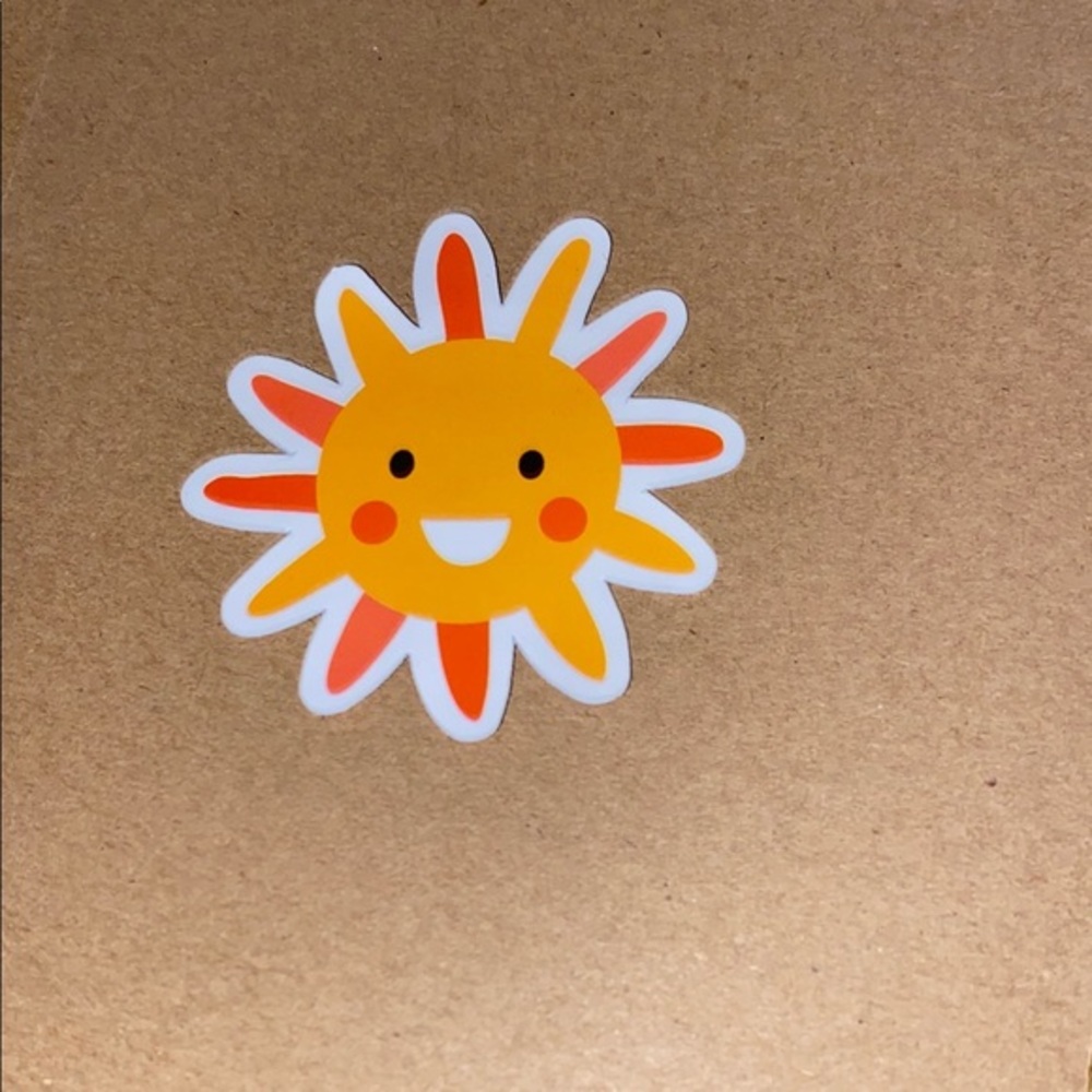 🌈20/$12🌈 Cute Sun Sticker